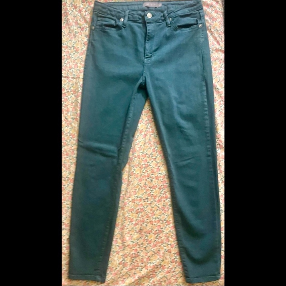 Just USA Turquoise Straight Jeans
